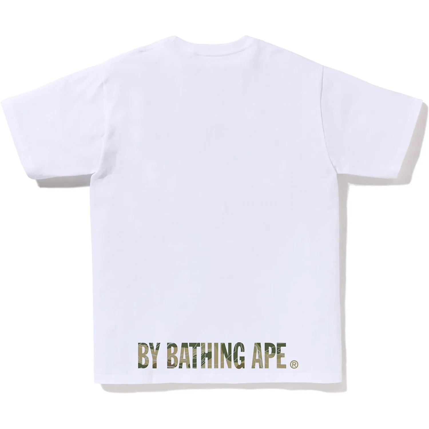 LAYERED LINE CAMO APE FACE TEE MENS