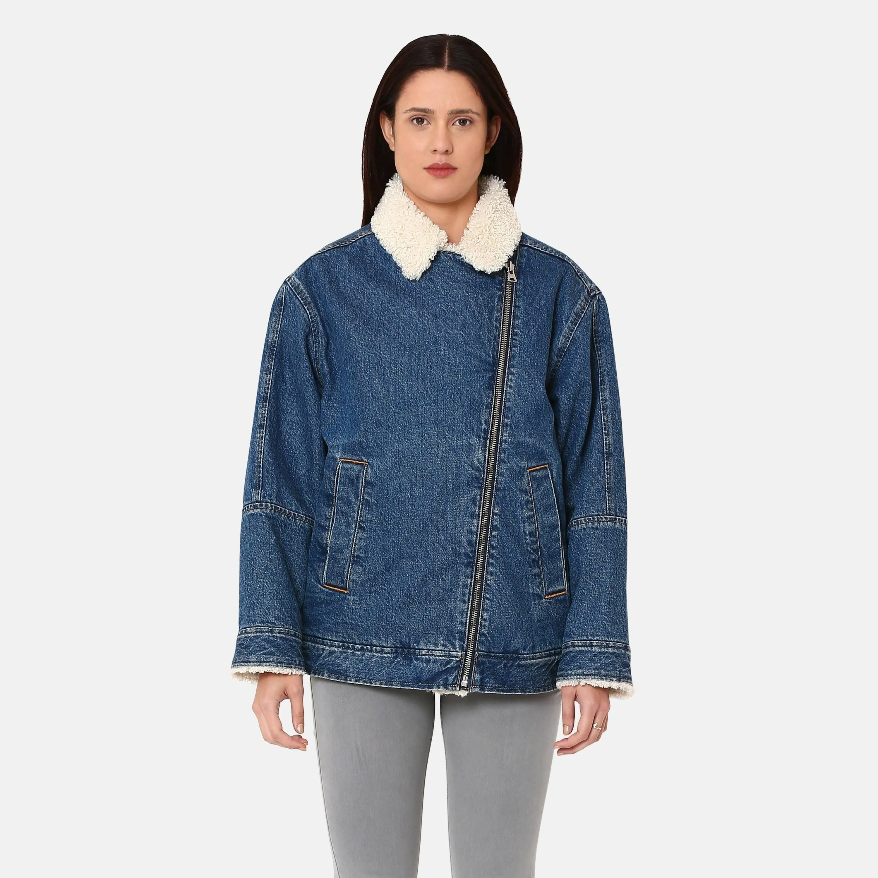 Levis Levis Sherpa Flight Jacket In The Ai