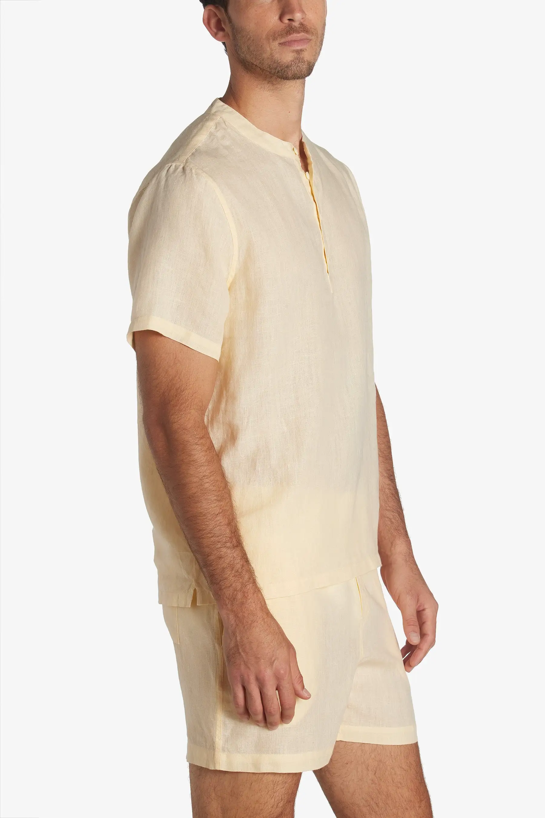 Linen Home Henley Shirt