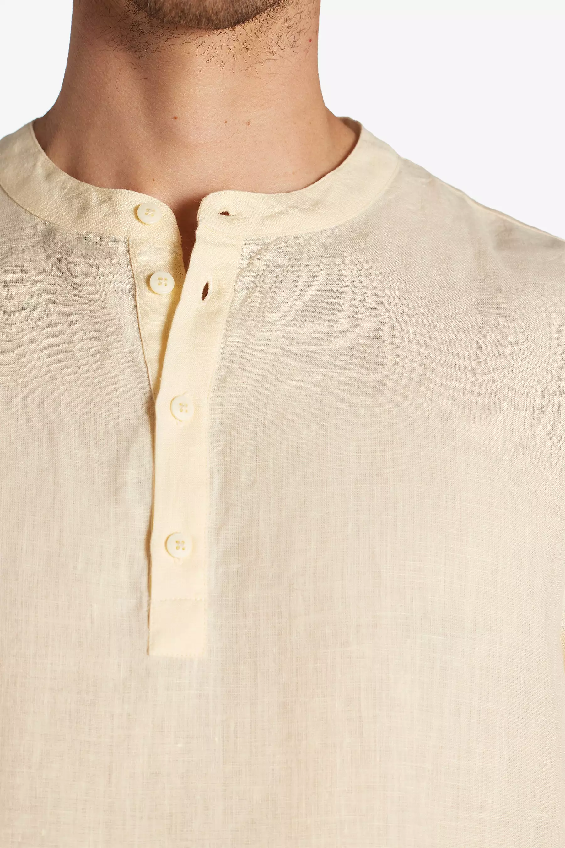 Linen Home Henley Shirt