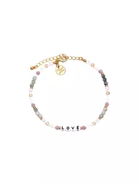 Little Words Project Anklet-White-Love-Jelly Fish CC-ANK-LOV-JYF