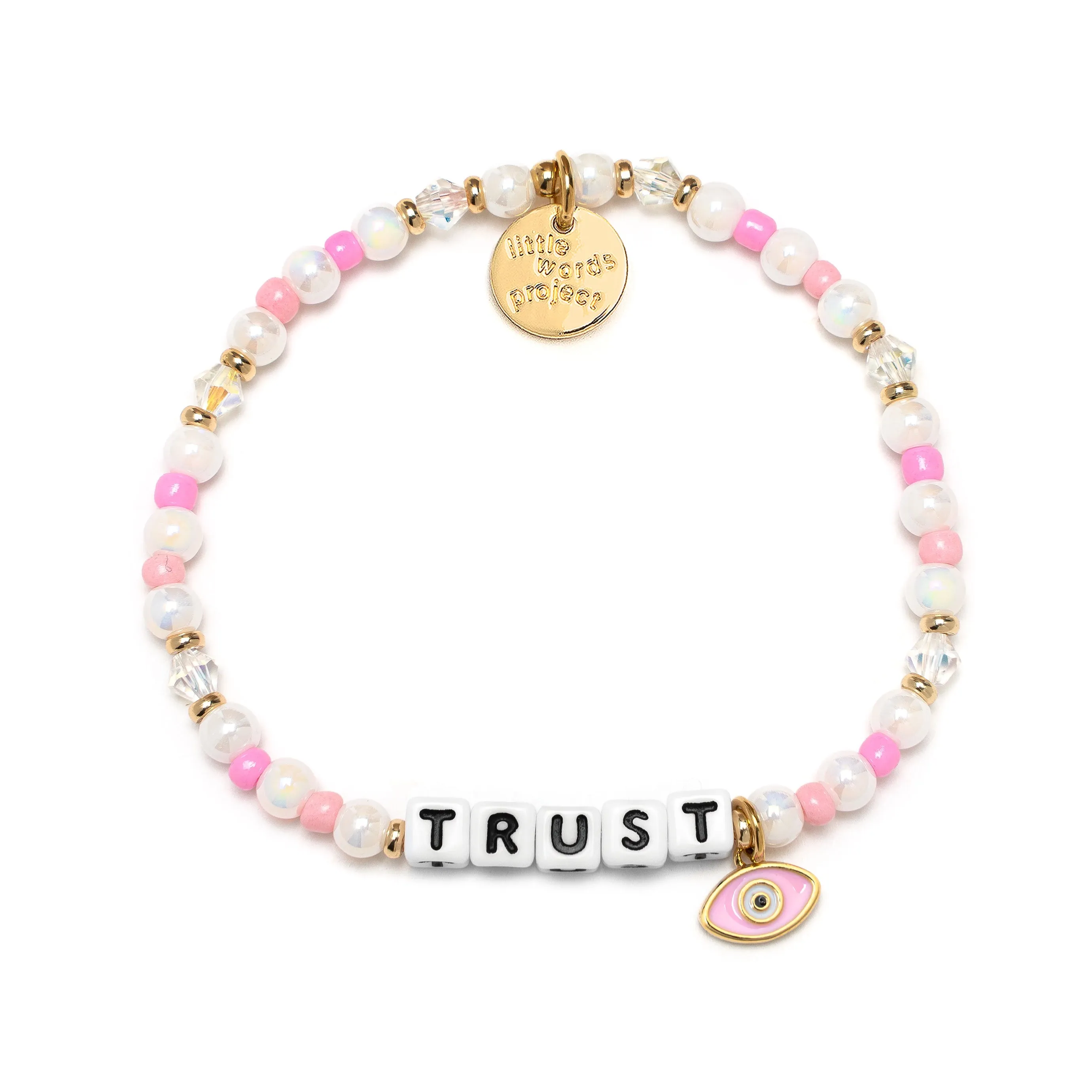 Little Words Project Trust Eye Charm Bracelet