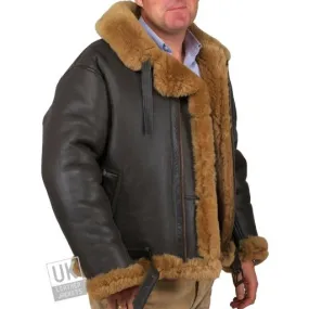 Men's Finest Sheepskin Flying Jacket - WWII Air Force Pilot | Free UK Delivery