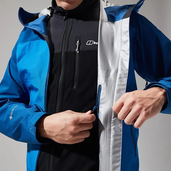 Men's Paclite Peak Vented Jacket - Blue/Dark Blue