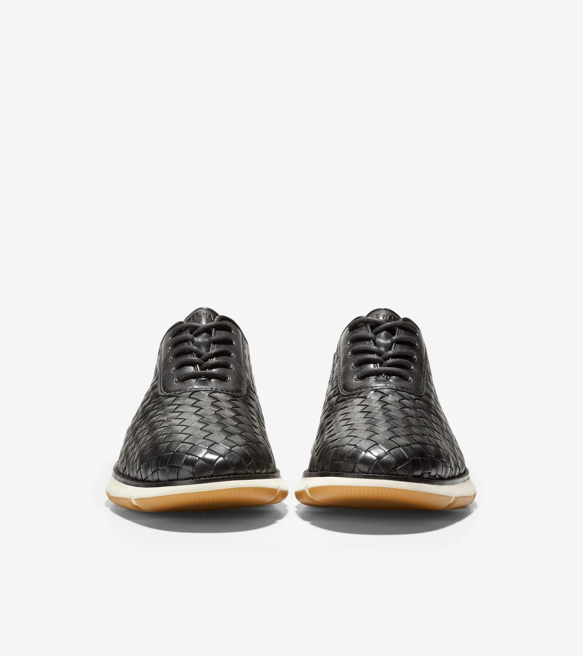 Men's 4.ZERGRAND Hand-Woven Oxfords