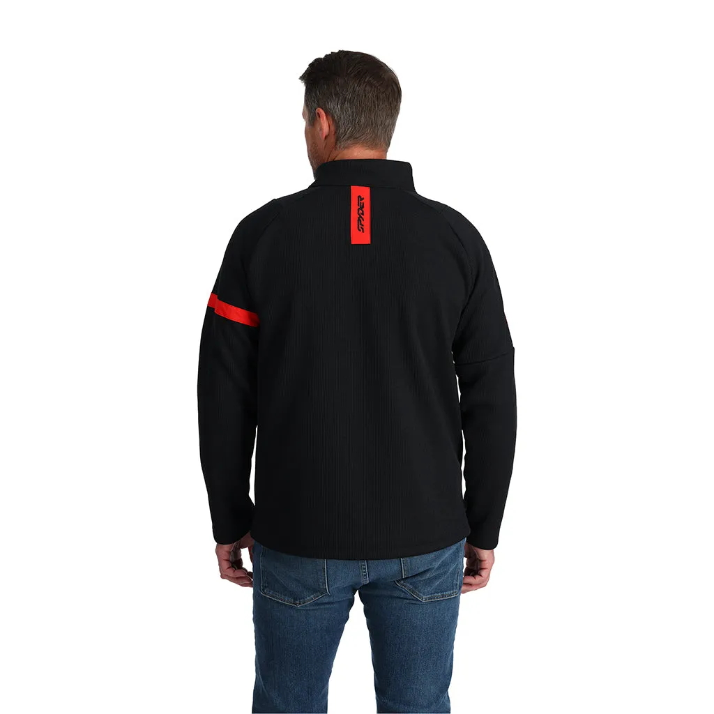 Mens Wengen Bandit Half Zip - Black