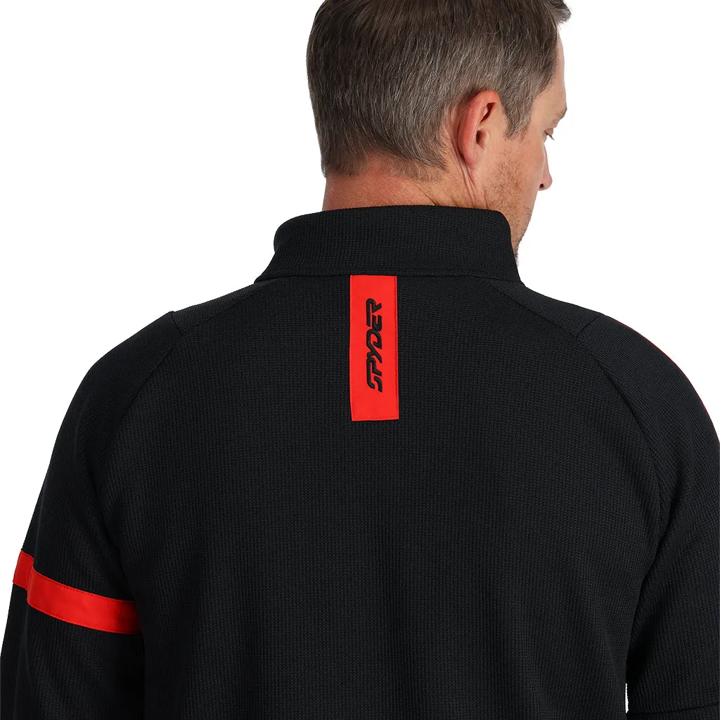 Mens Wengen Bandit Half Zip - Black