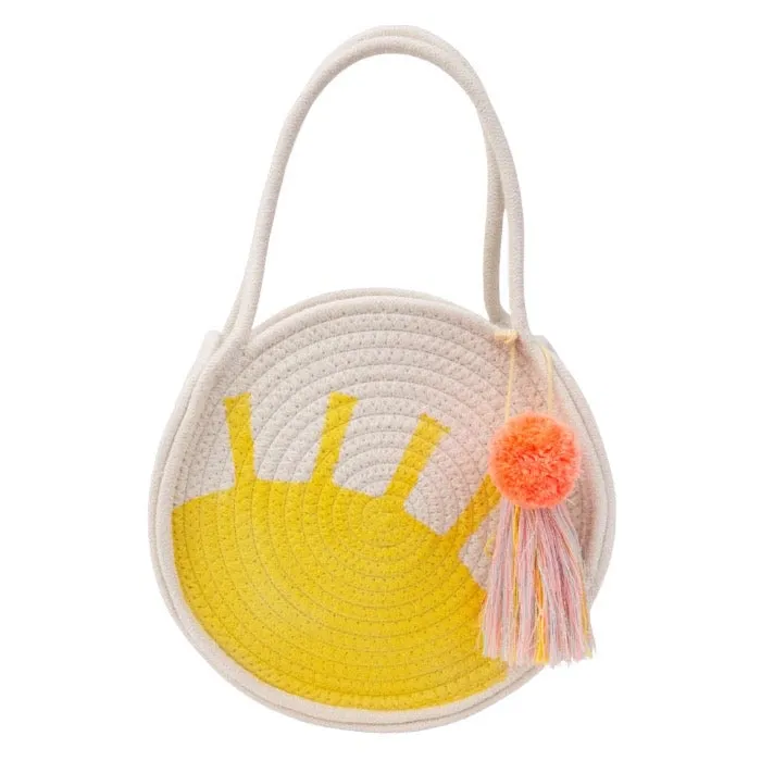 Meri Meri Sun Woven Cotton Rope Bag