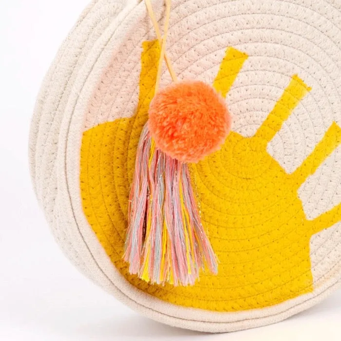 Meri Meri Sun Woven Cotton Rope Bag