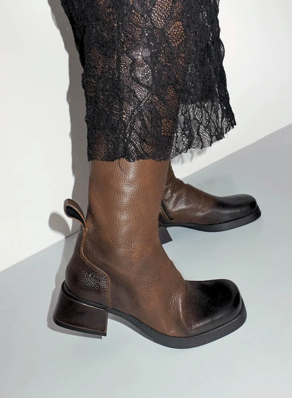 MIISTA | Brunilhda Brown Caramel Tall Boots