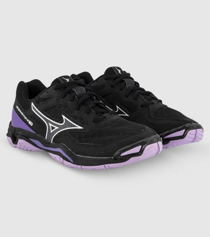 mizuno wave phantom 3 netball (d wide) womens netball shoes