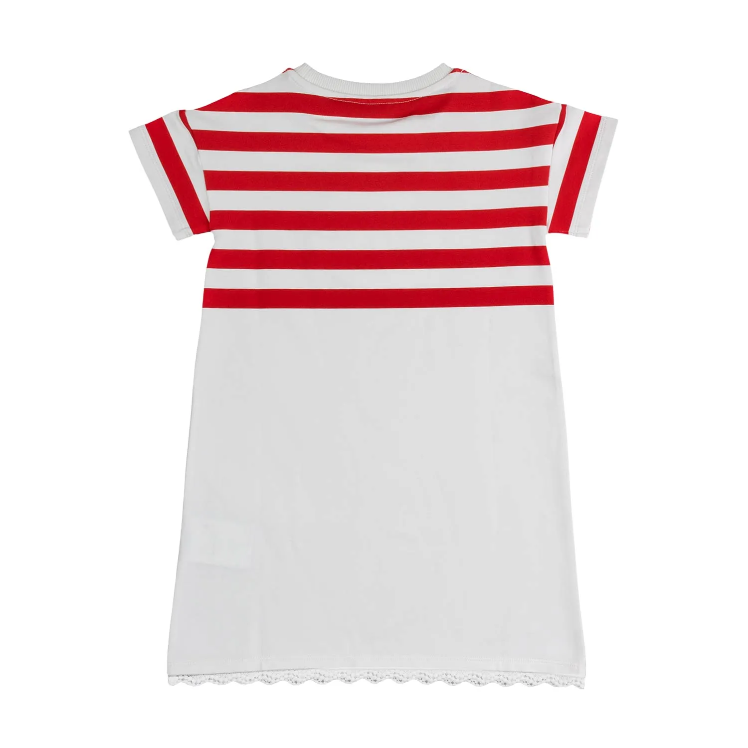 Moncler Cotton Logo Dress For Girls