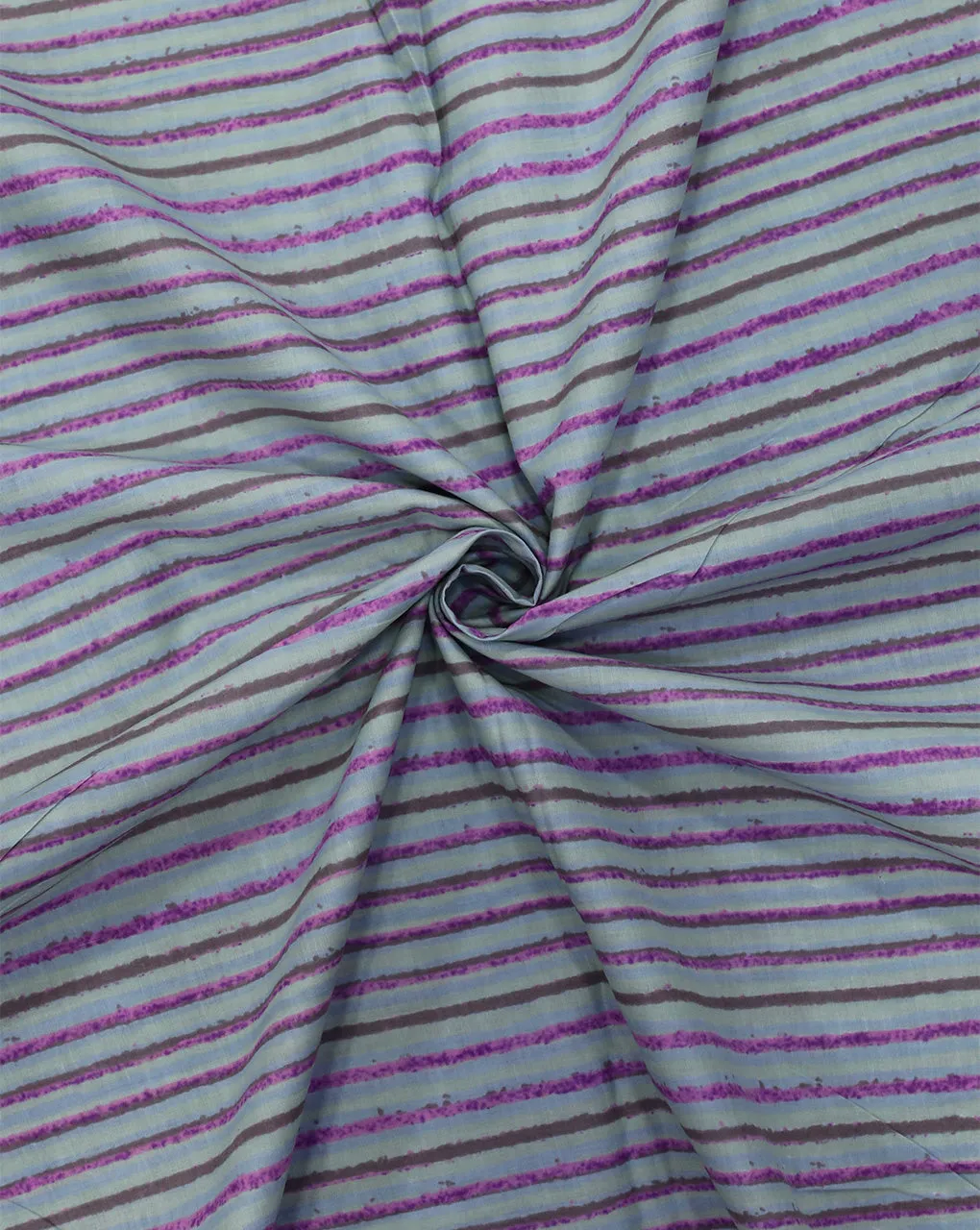 MULTICOLOR STRIPES DESIGN COTTON PRINTED FABRIC