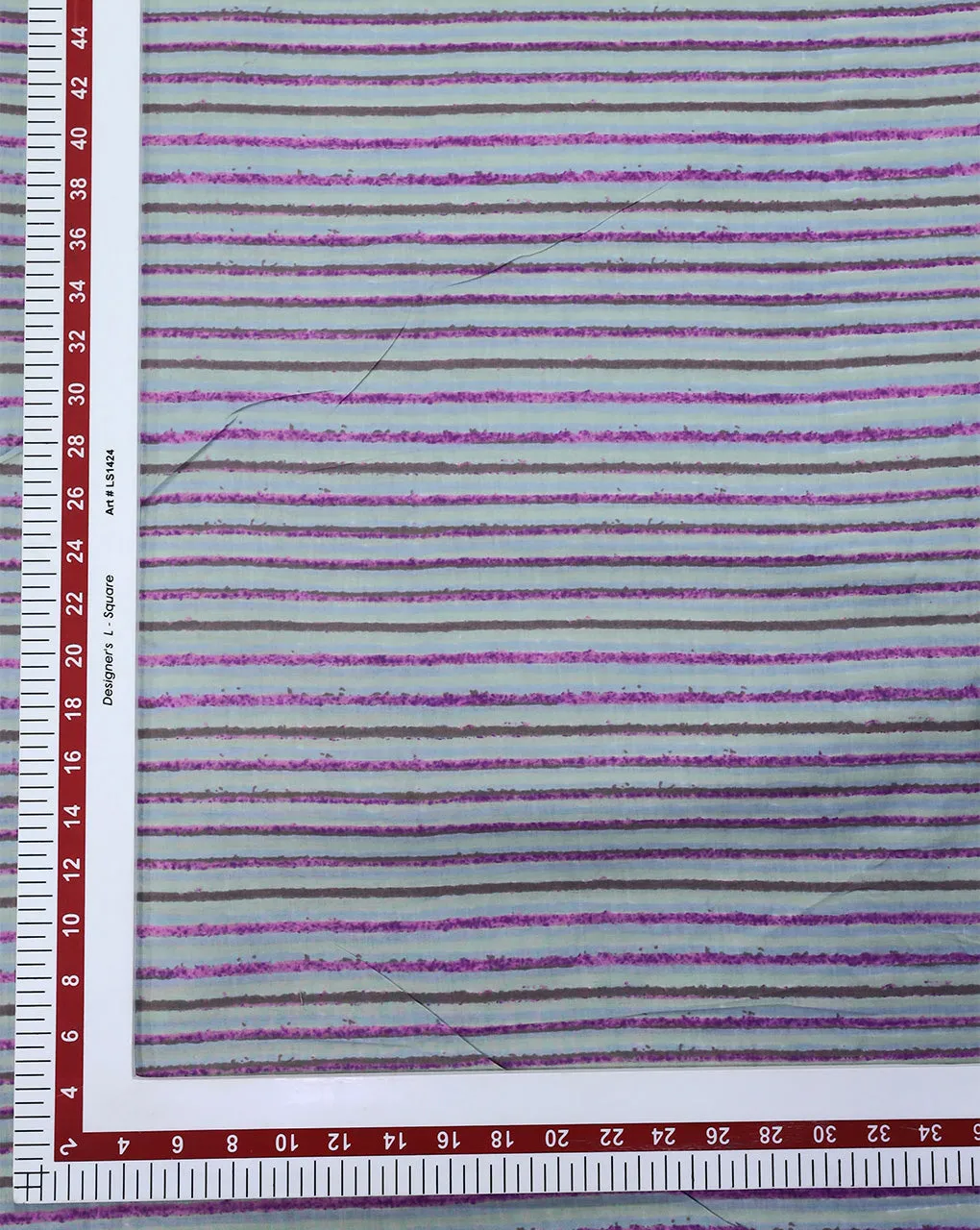 MULTICOLOR STRIPES DESIGN COTTON PRINTED FABRIC