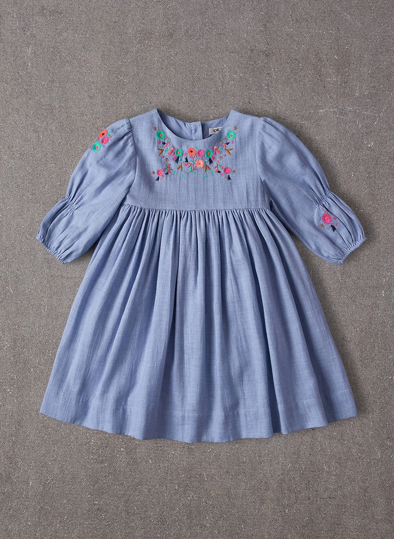 Nellystella Clover Dress in Dusty Periwinkle