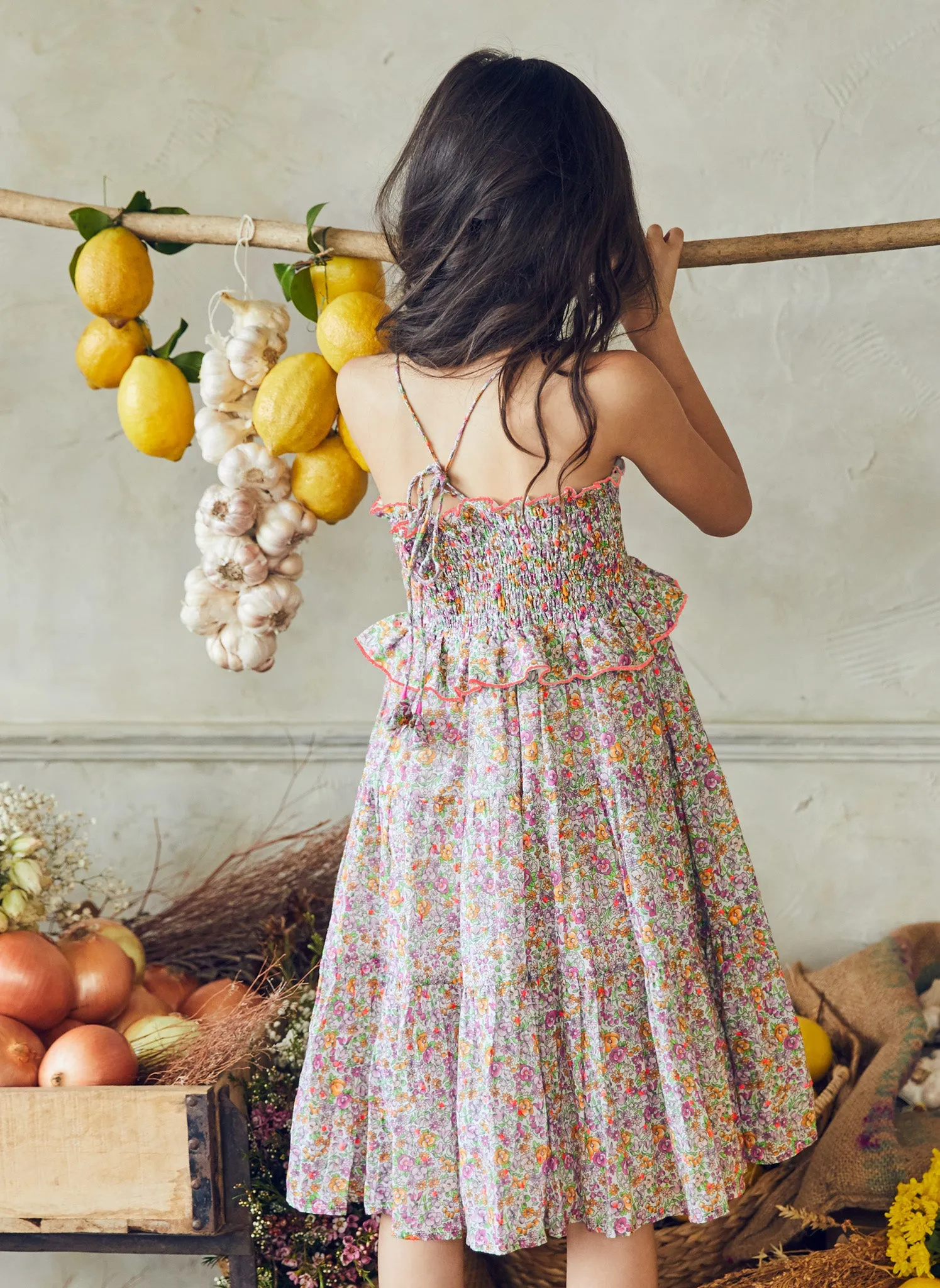 Nellystella Lola Dress in Spring Bouquet