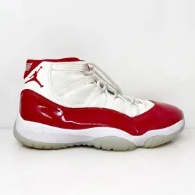 Nike Mens Air Jordan 11 136046-010 Red Basketball Shoes Sneakers Size 9.5