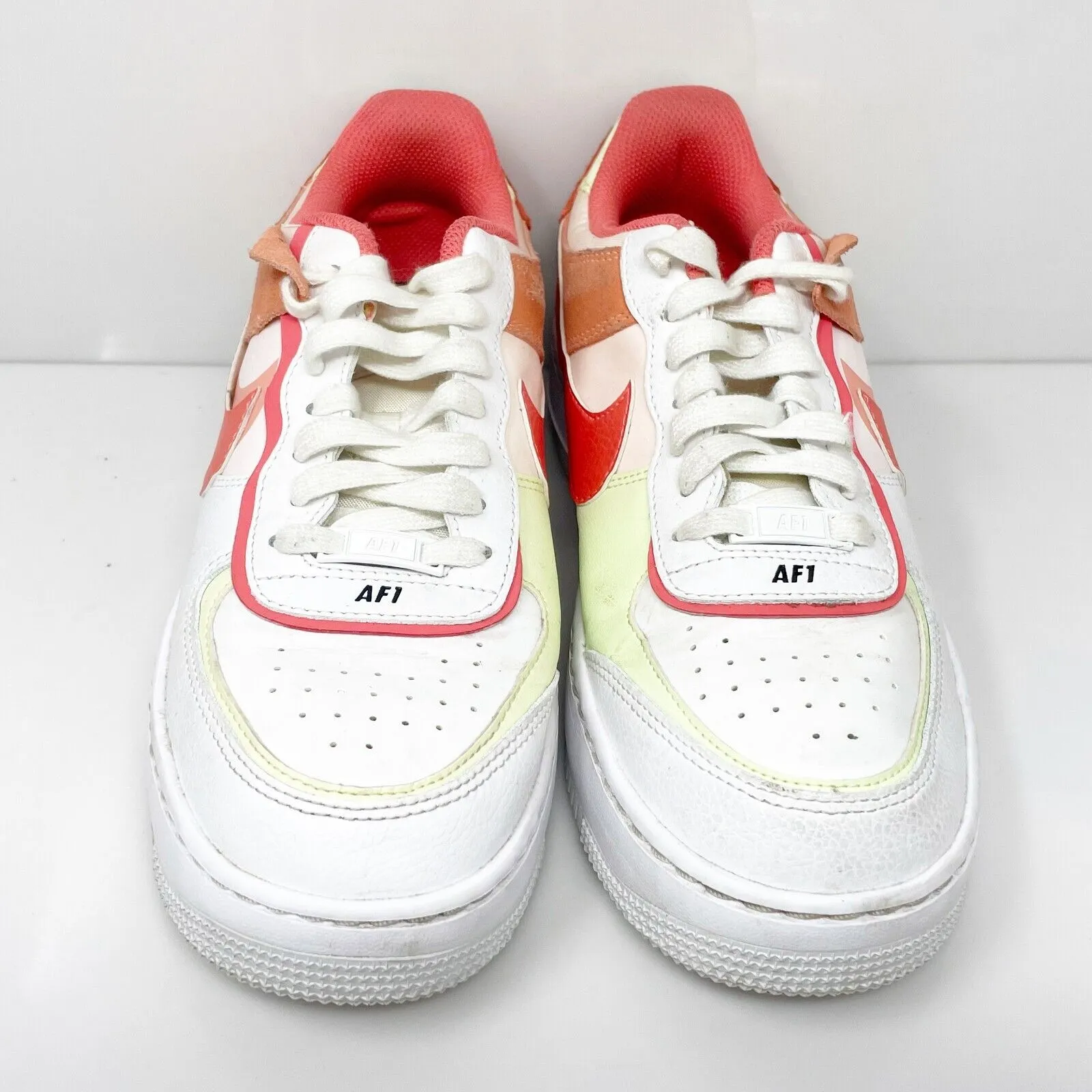 Nike Womens Air Force 1 Shadow CI0919-110 White Casual Shoes Sneakers Size 8.5