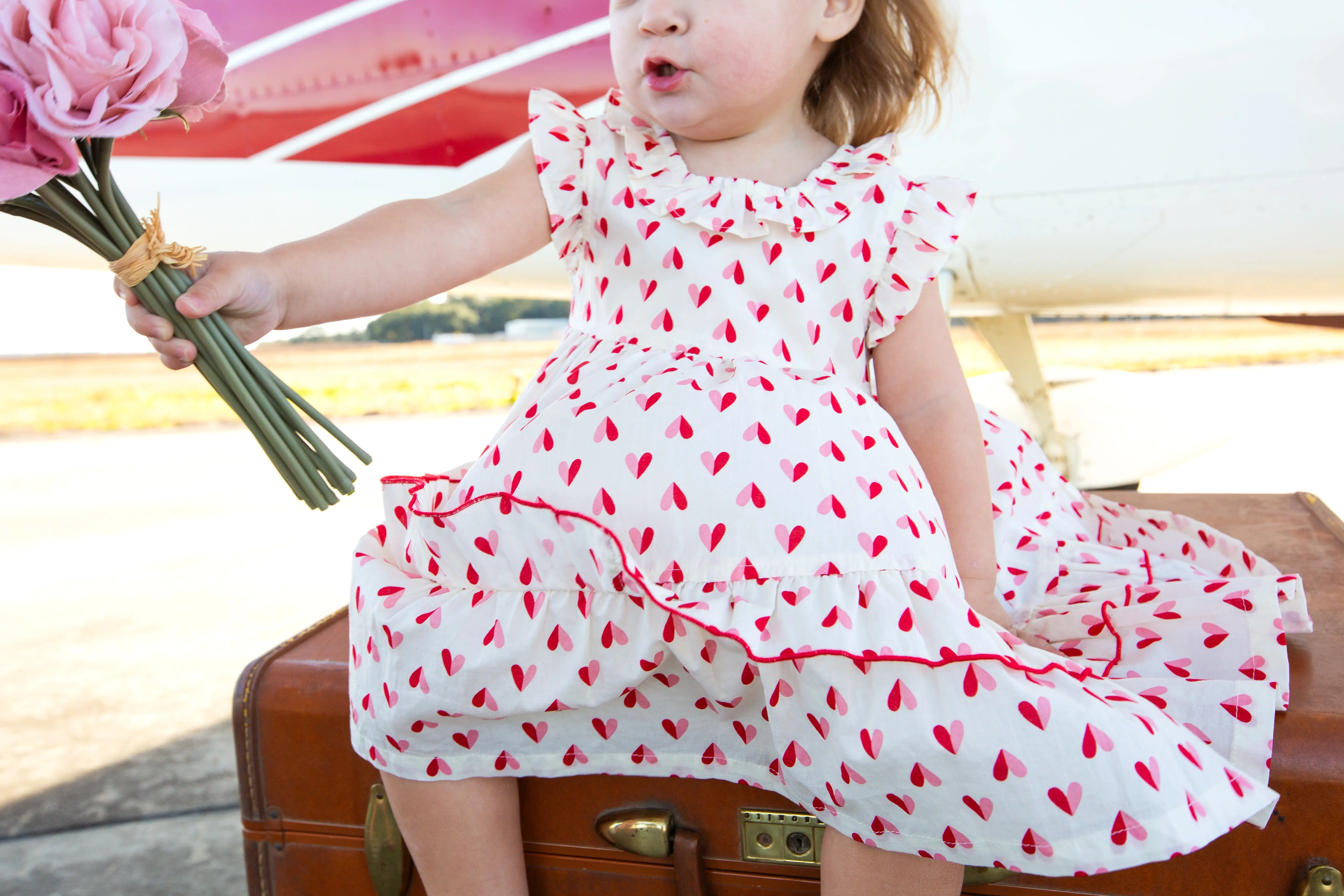 Pink Chicken Girls Judith Dress - Paper Hearts