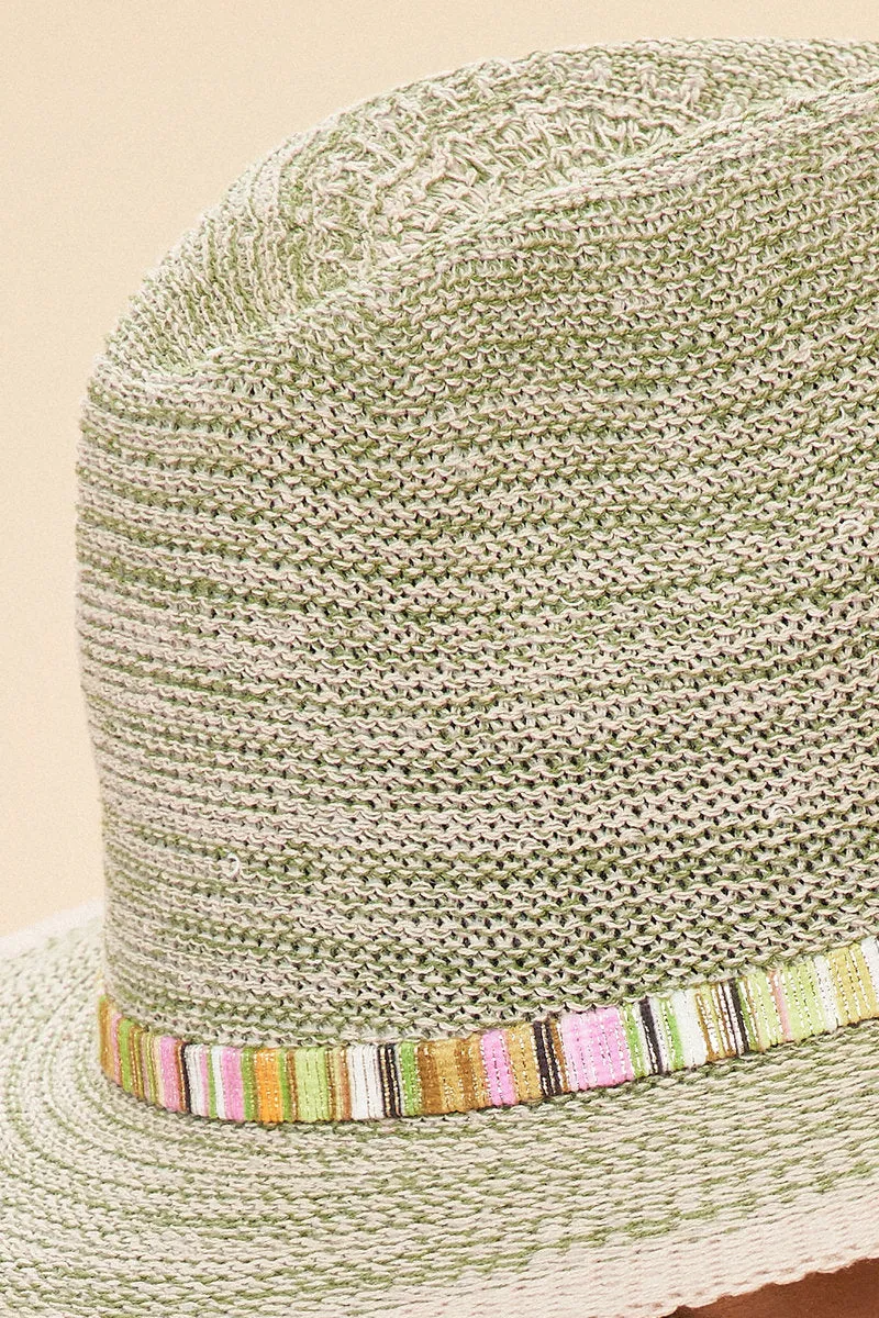 Powder Natalie Hat - Fern with Shimmer Band