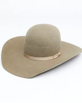 Product Name:  Rodeo King 7X Pecan Open Crown Match Band Western Felt Hat