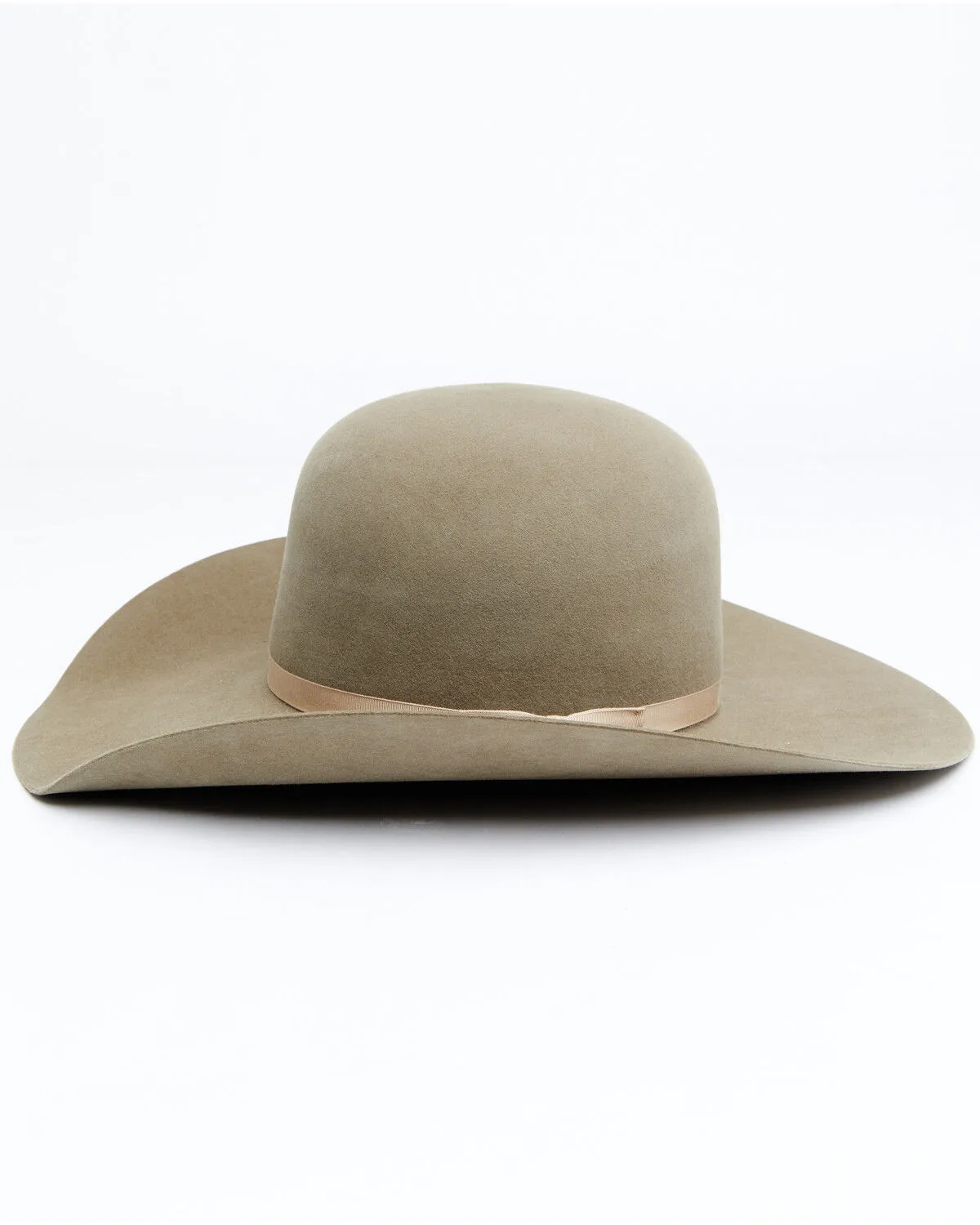 Product Name:  Rodeo King 7X Pecan Open Crown Match Band Western Felt Hat