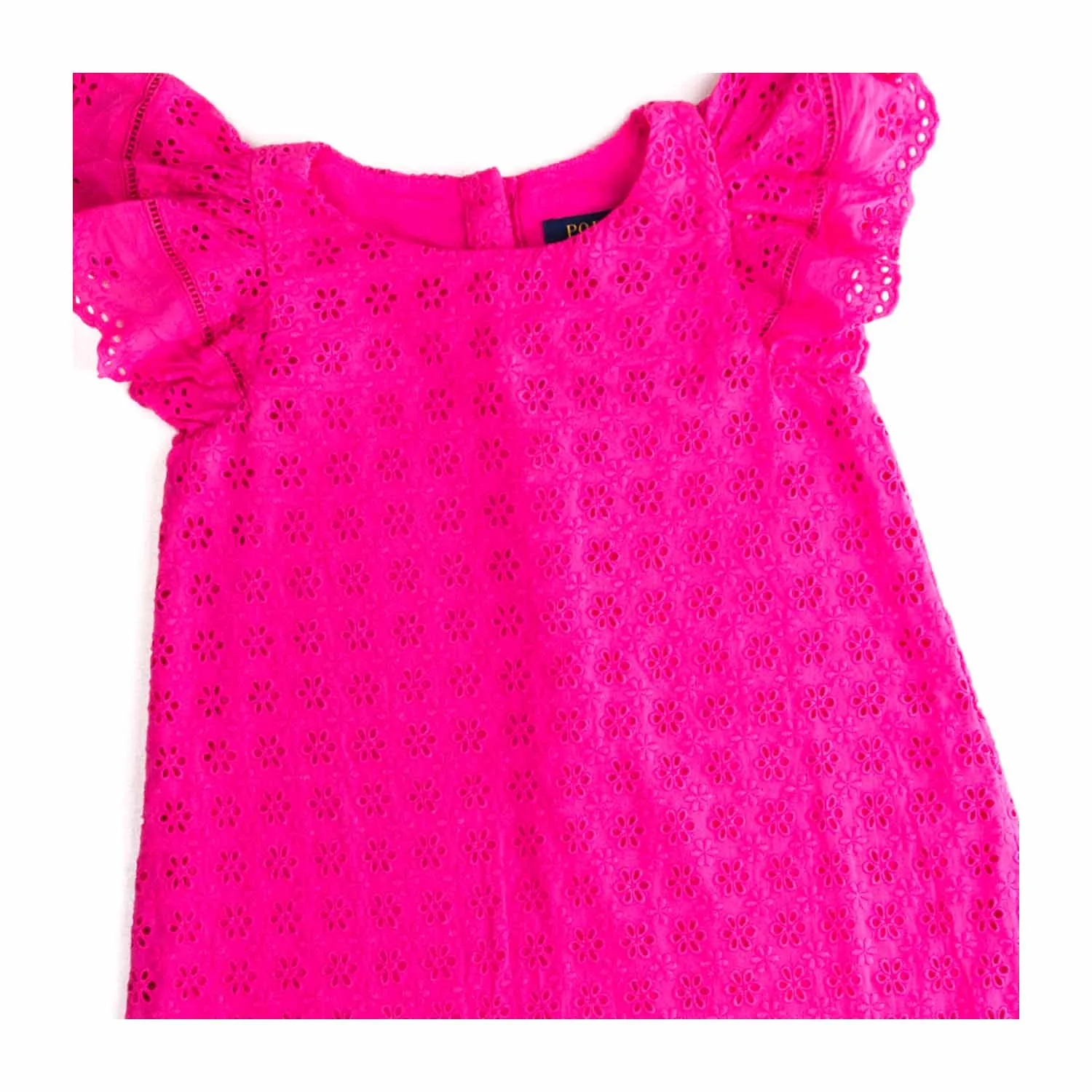 Ralph Lauren Embroidered Dress For Girls