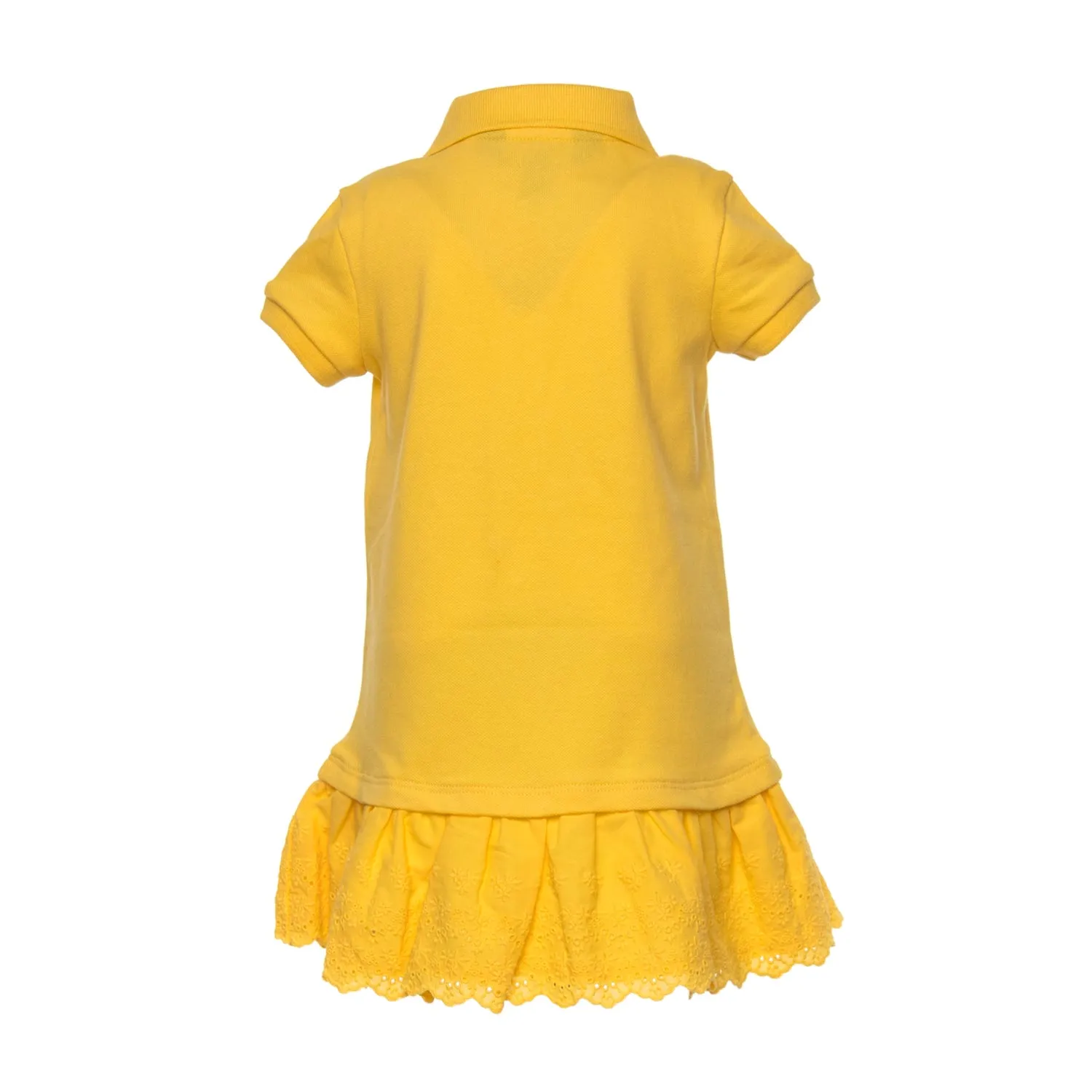 Ralph Lauren Yellow Polo Dress For Girls