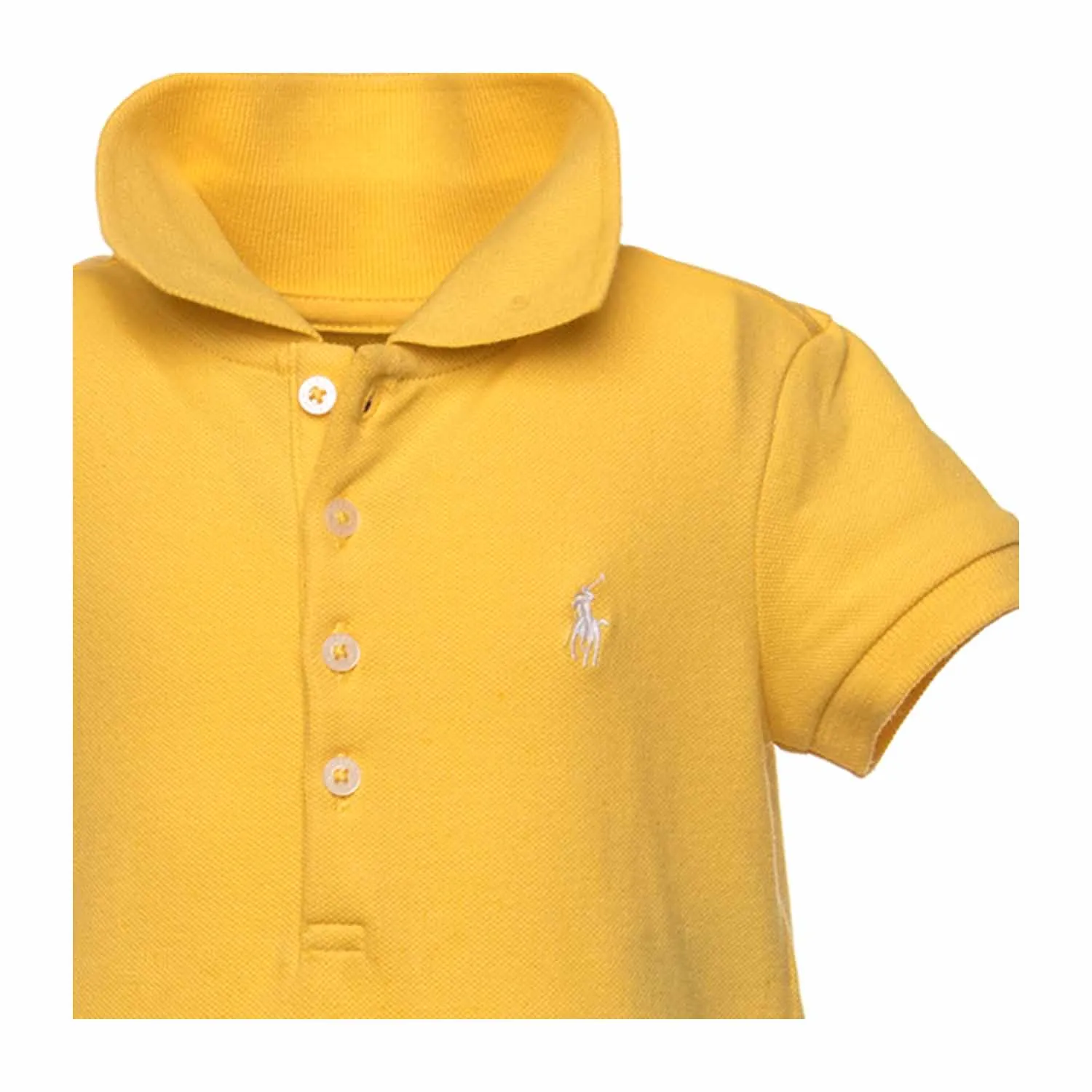 Ralph Lauren Yellow Polo Dress For Girls