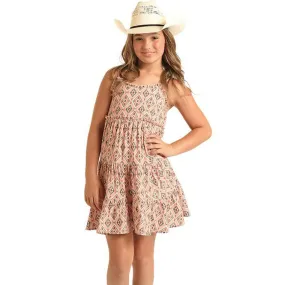 Rock & Roll Girls Pink Aztec Dress