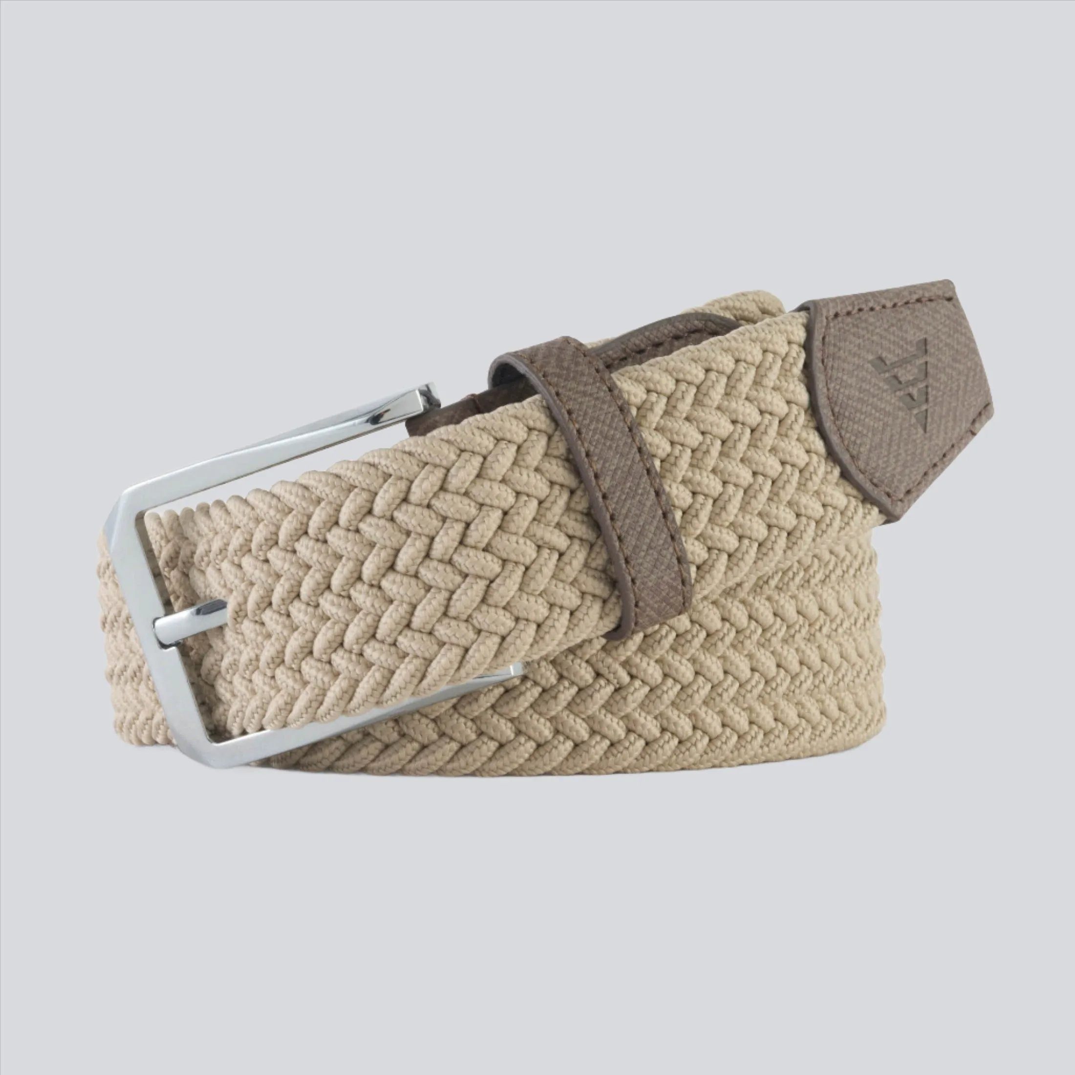 SAND WOVEN STRETCH BELT