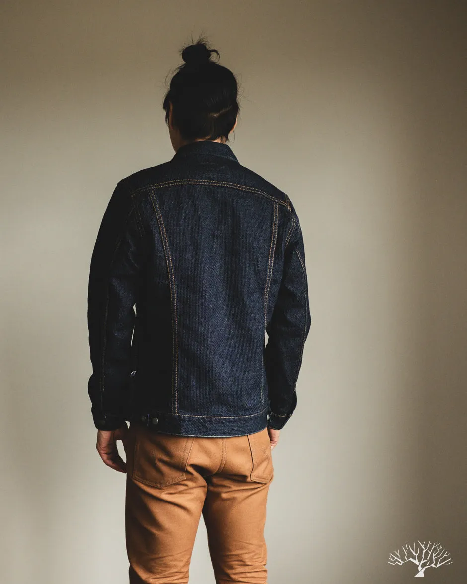 Sashiko Type 2 Jacket - Indigo x Indigo