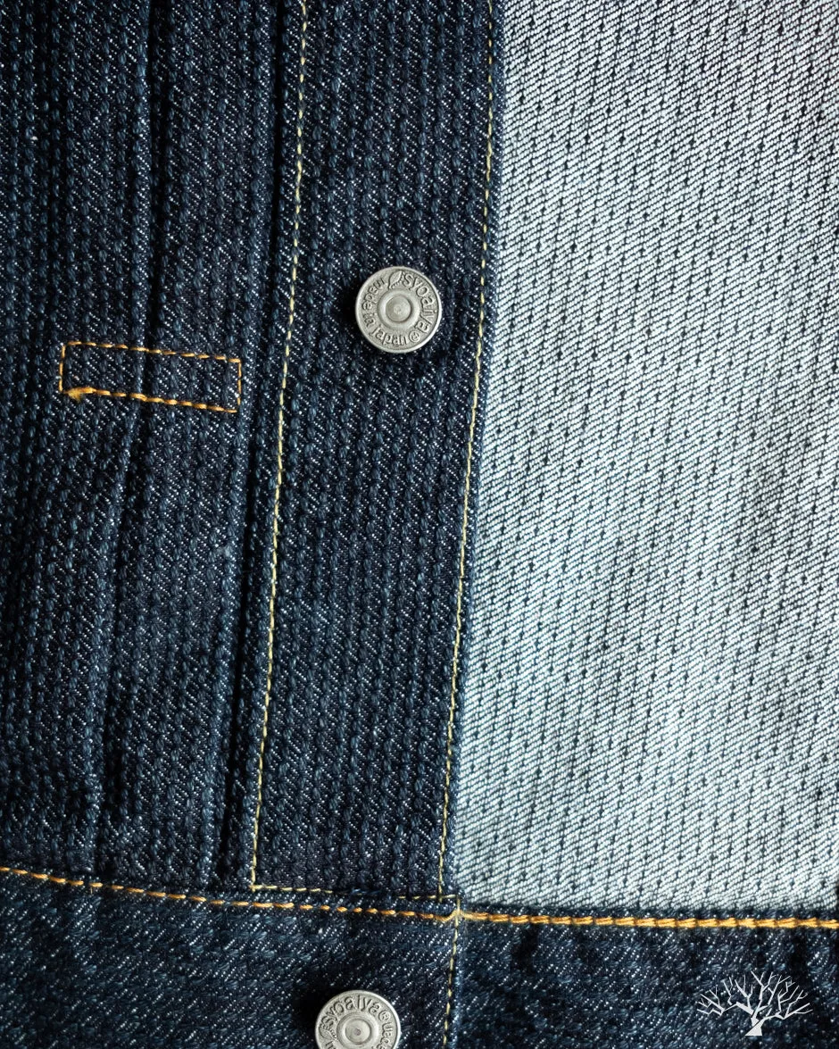 Sashiko Type 2 Jacket - Indigo x Indigo