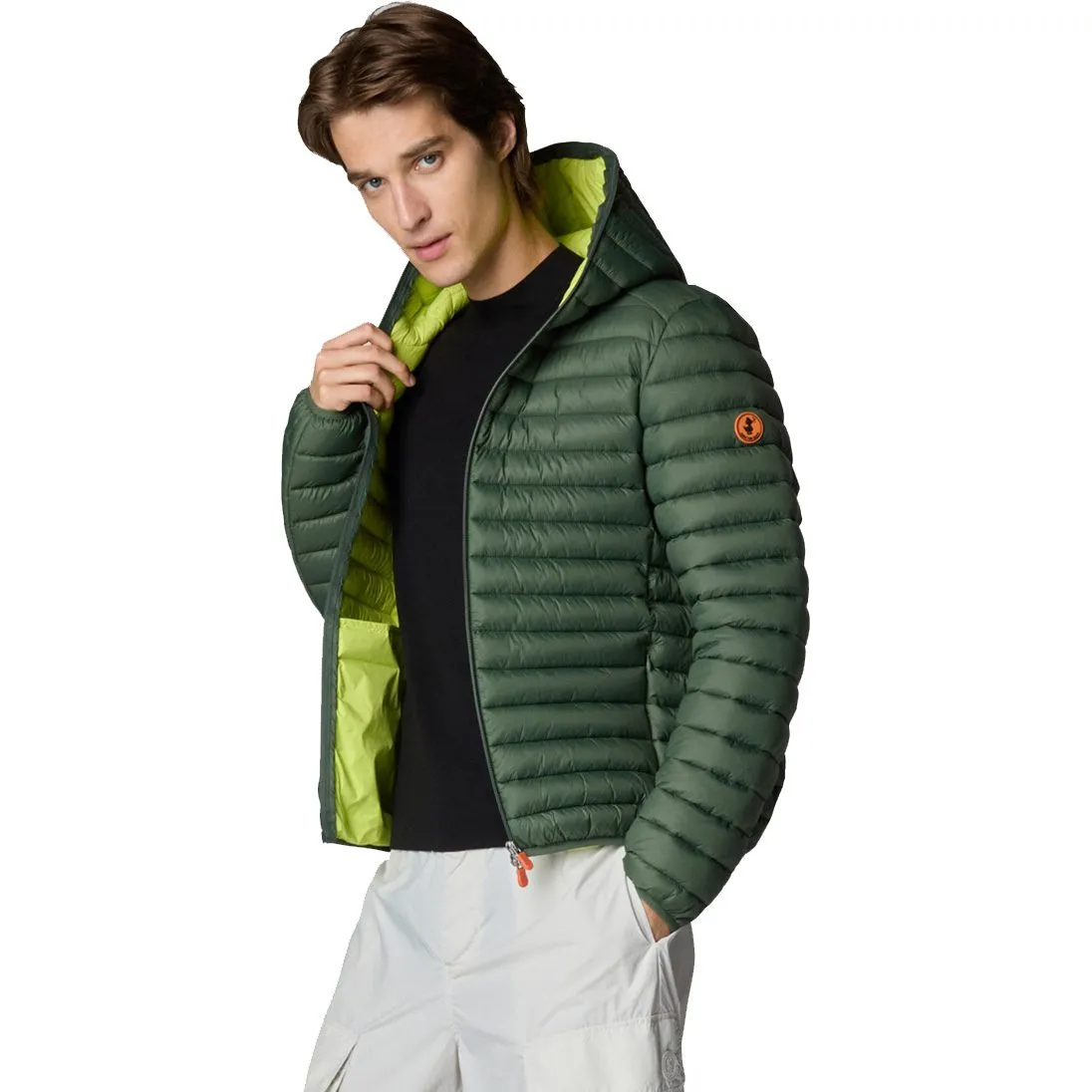 Save The Duck - Donald Quilted Jacket Men thyme green