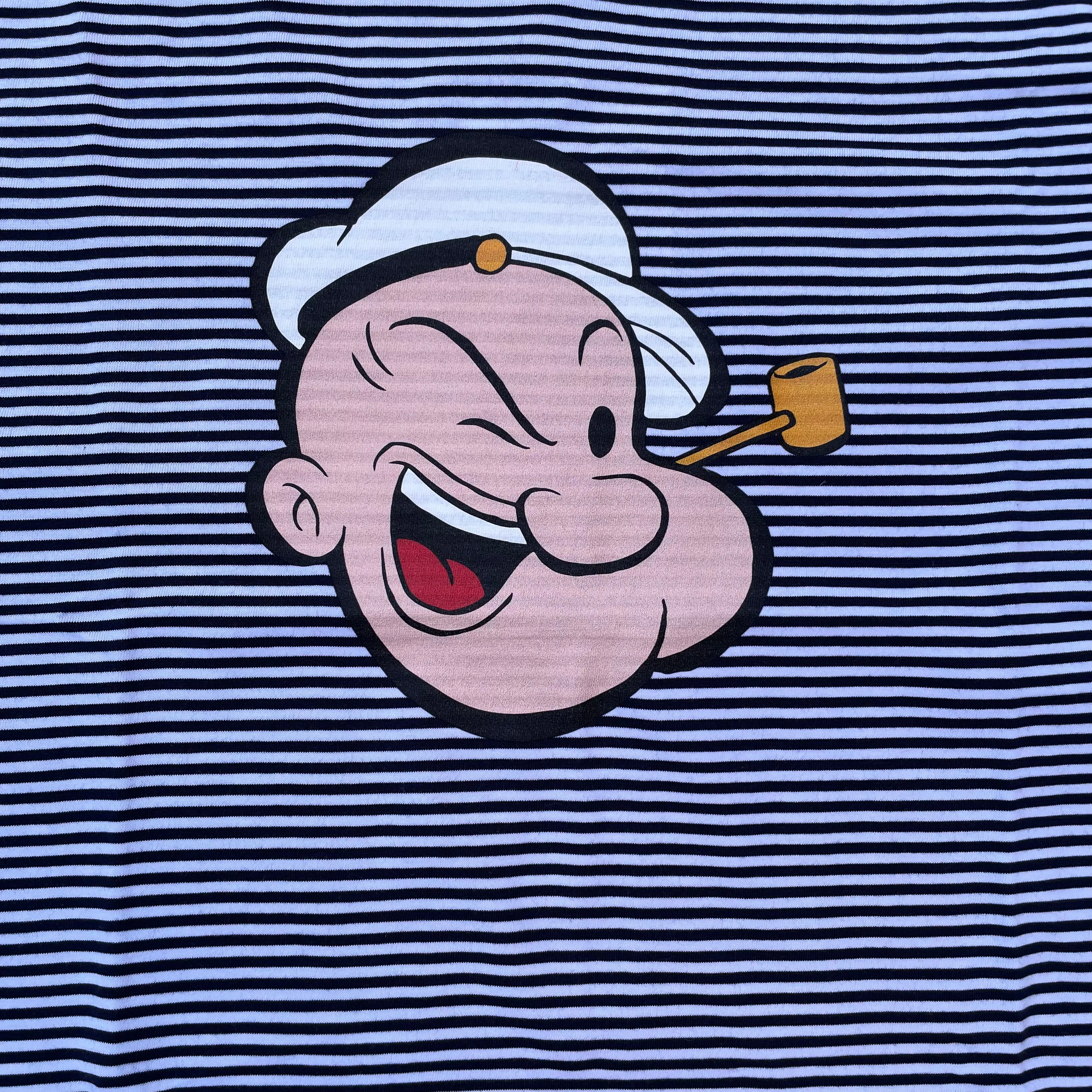 School of Life Projects - Popeye Striped Tee (white/navy)