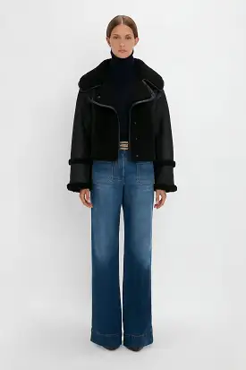 Shearling Jacket In Black