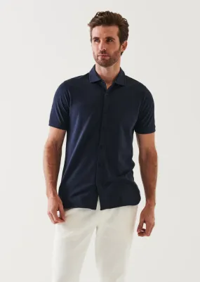 SHORT SLEEVE ICONIC BUTTON FRONT SHIRT