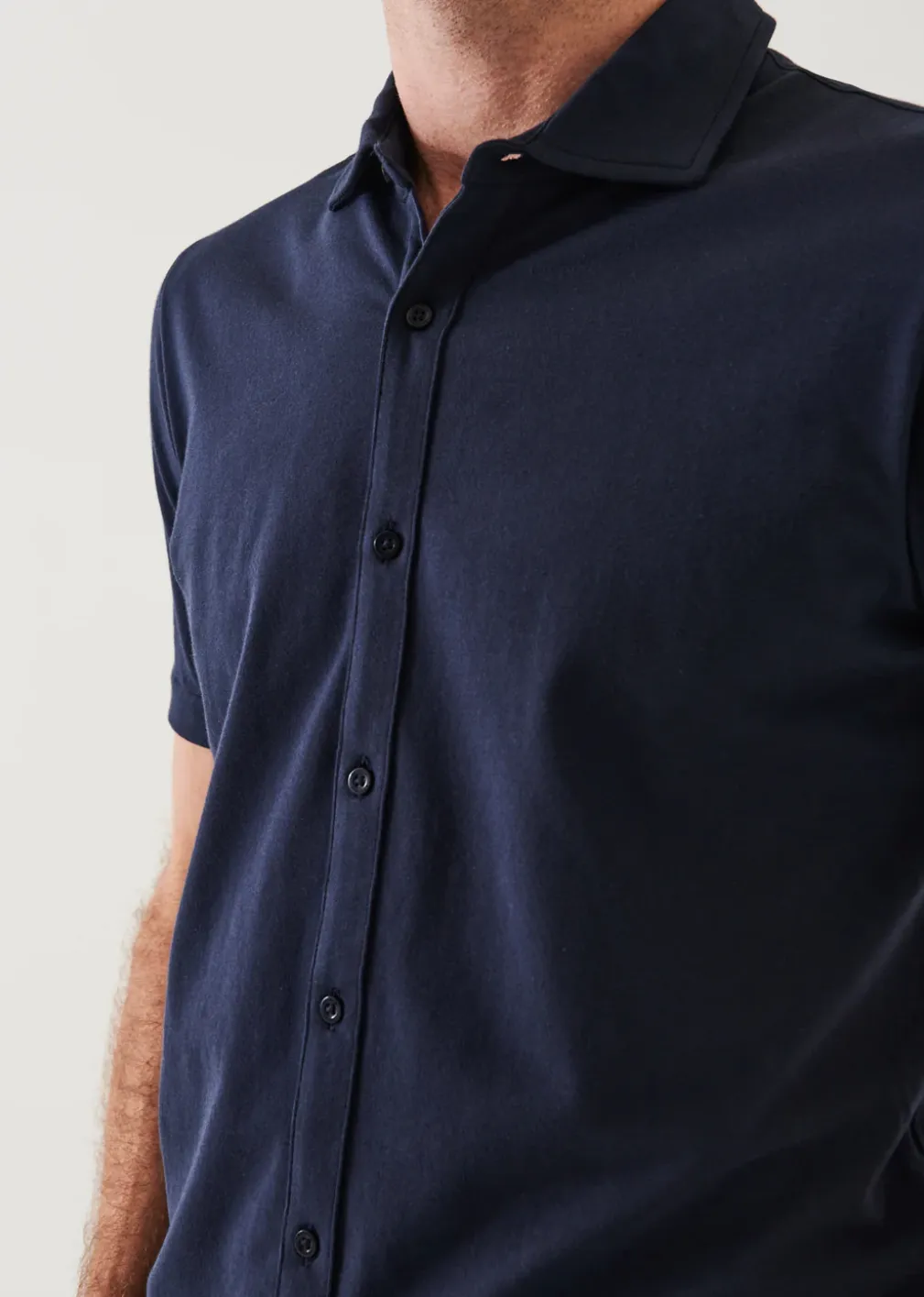 SHORT SLEEVE ICONIC BUTTON FRONT SHIRT