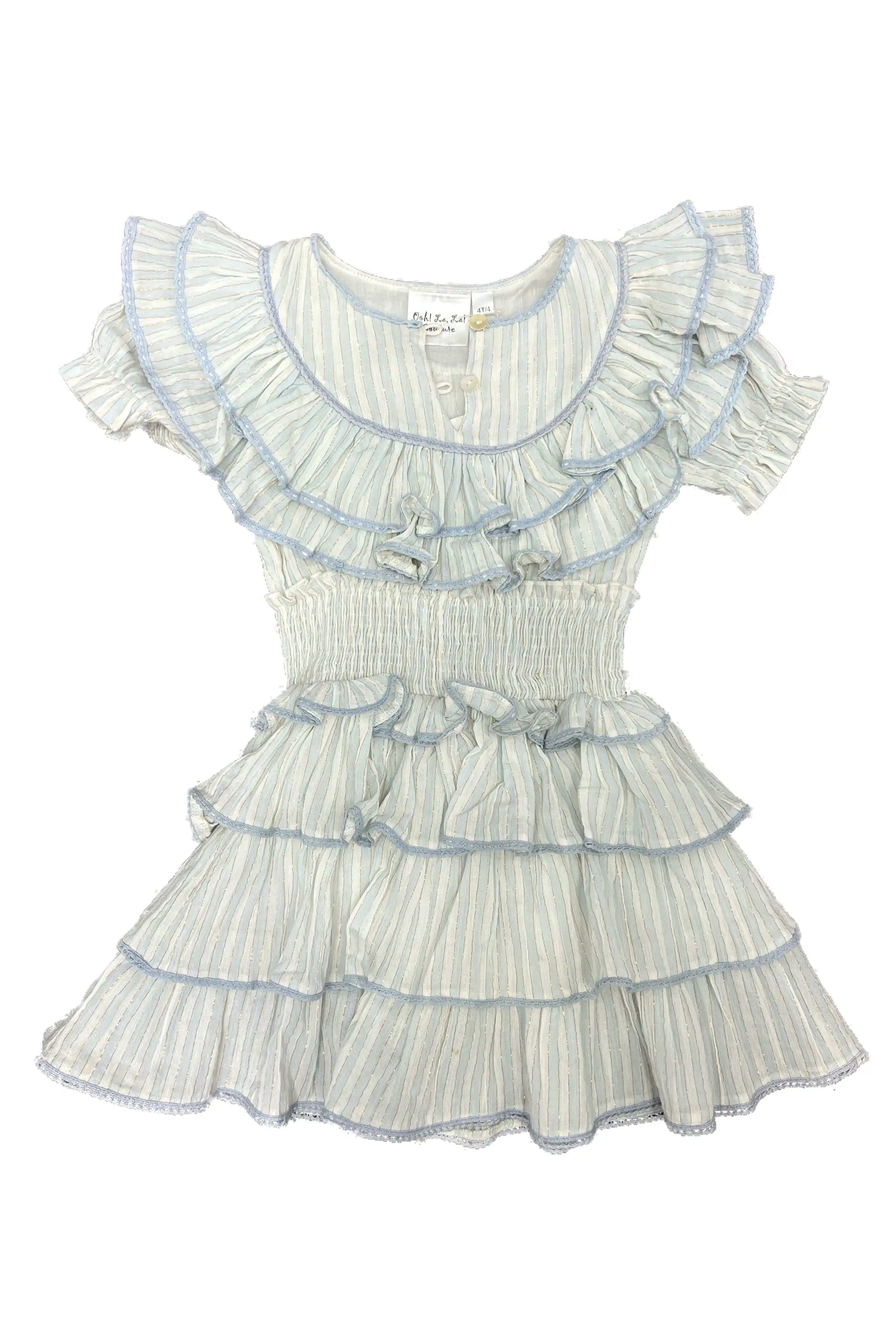 Sky stripe Quinn dress