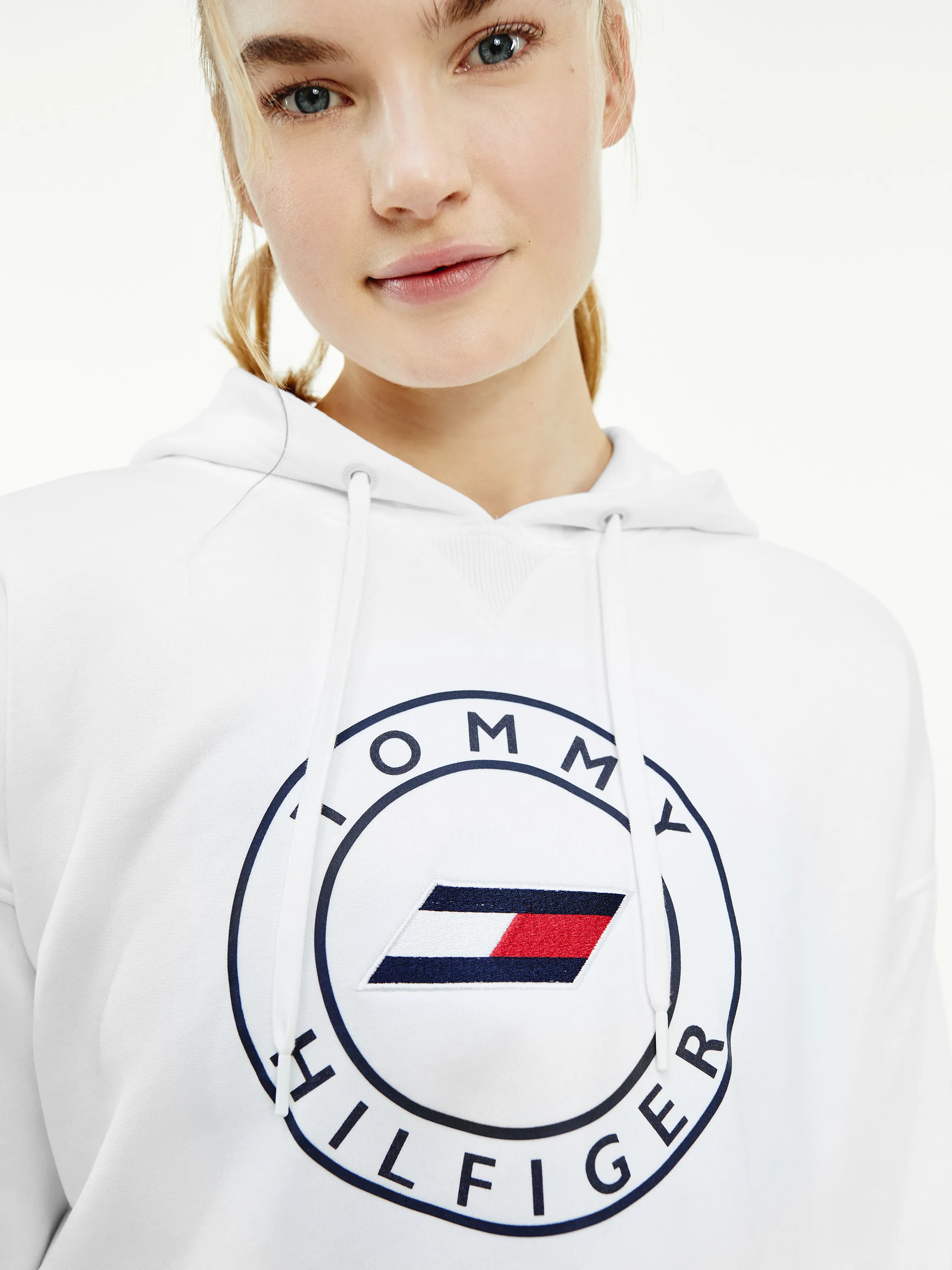 Sport Cropped Relaxed Fit Hoodie | Hoodies | Tommy Hilfiger