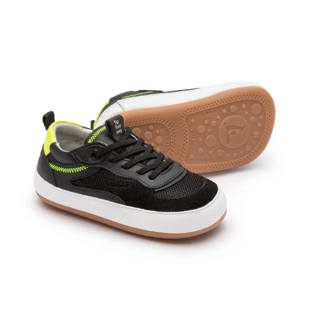 Step Sneakers - Black / Black / Amarelo Neon