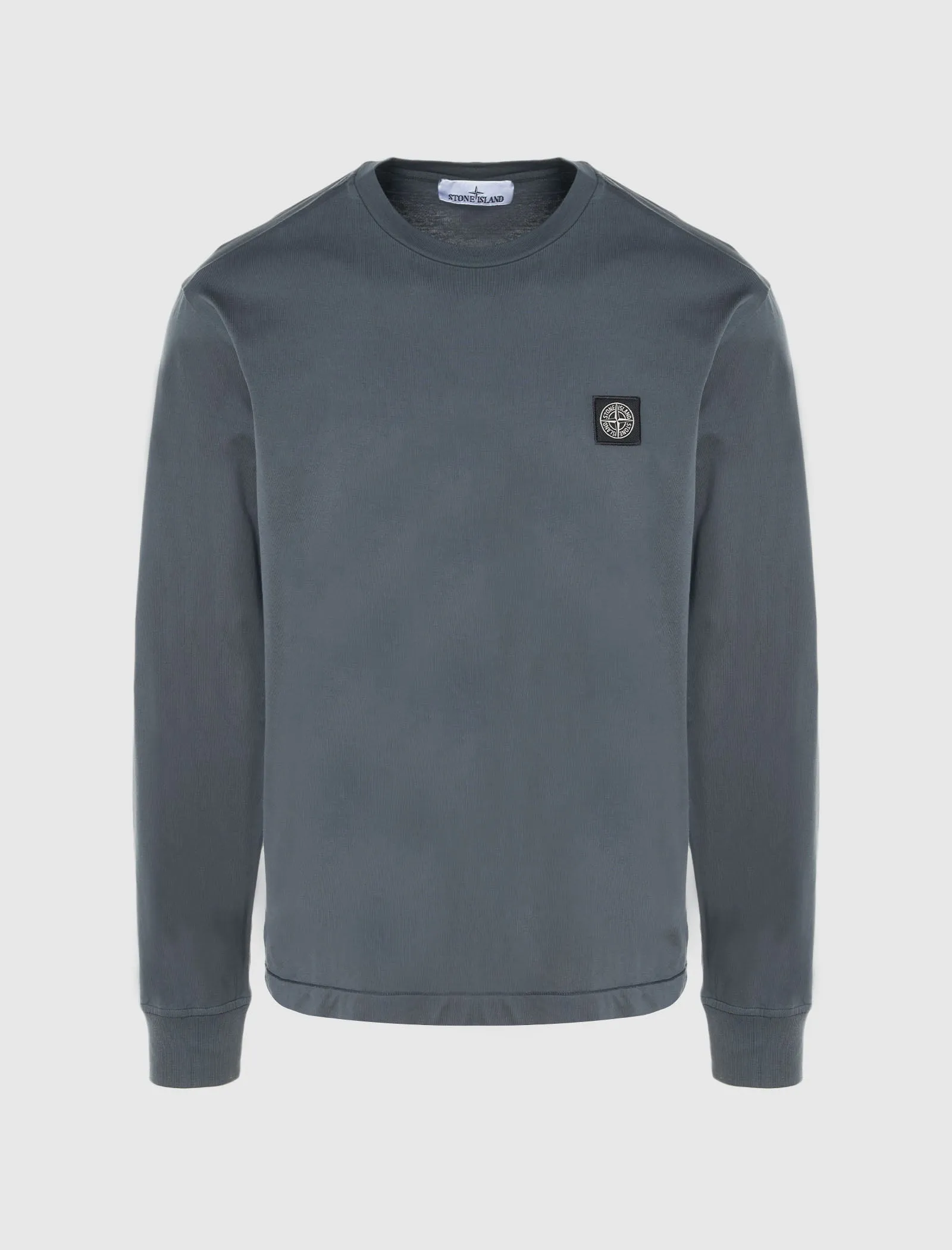 STONE ISLAND STONE ISLAND LONG SLEEVE TEE   $167.00 .star { fill: #FFFFFF; stroke: #000000; stroke-width: 1.5; stroke-miterlimit