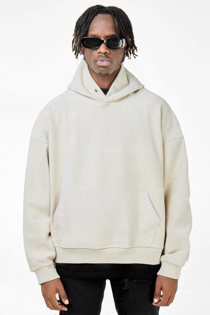 Suede Loose Hoodie