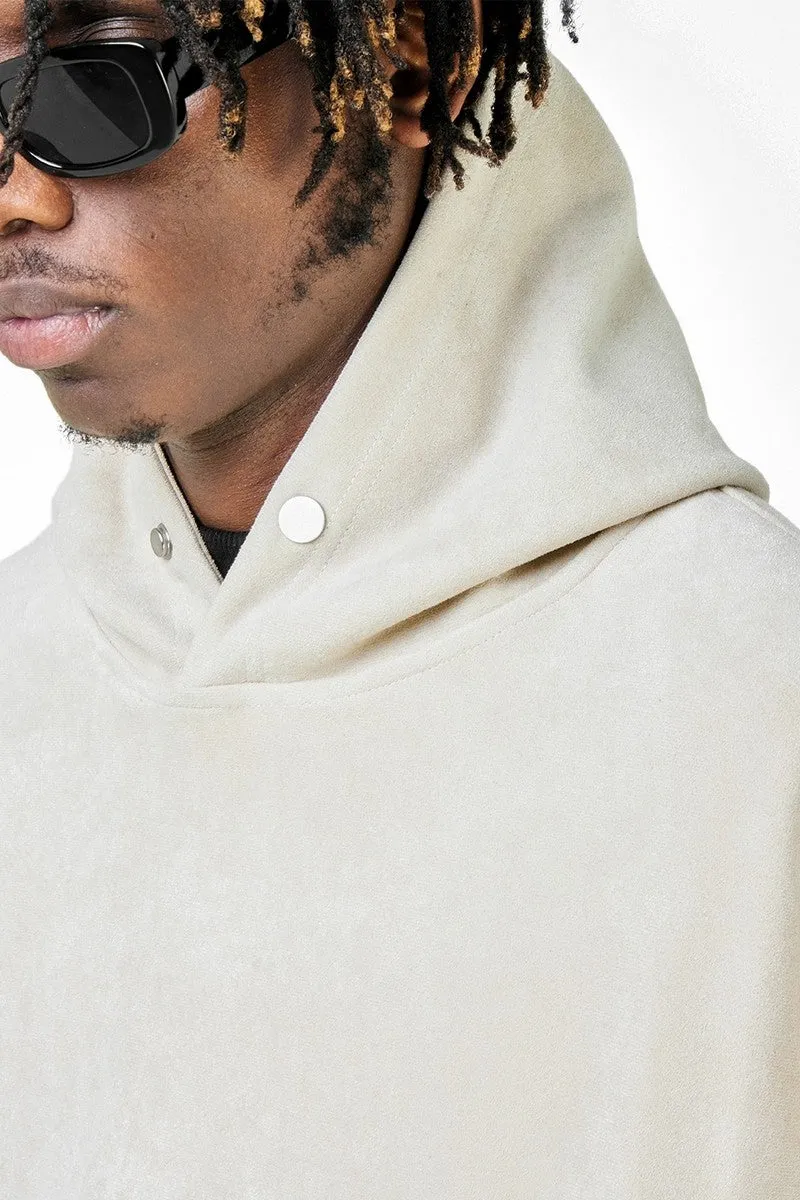 Suede Loose Hoodie