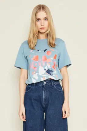 TERRAZZO TEE - BLUE