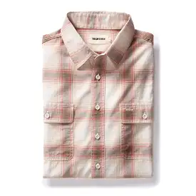 The Craftsman Shirt in Brick Shadow Plaid