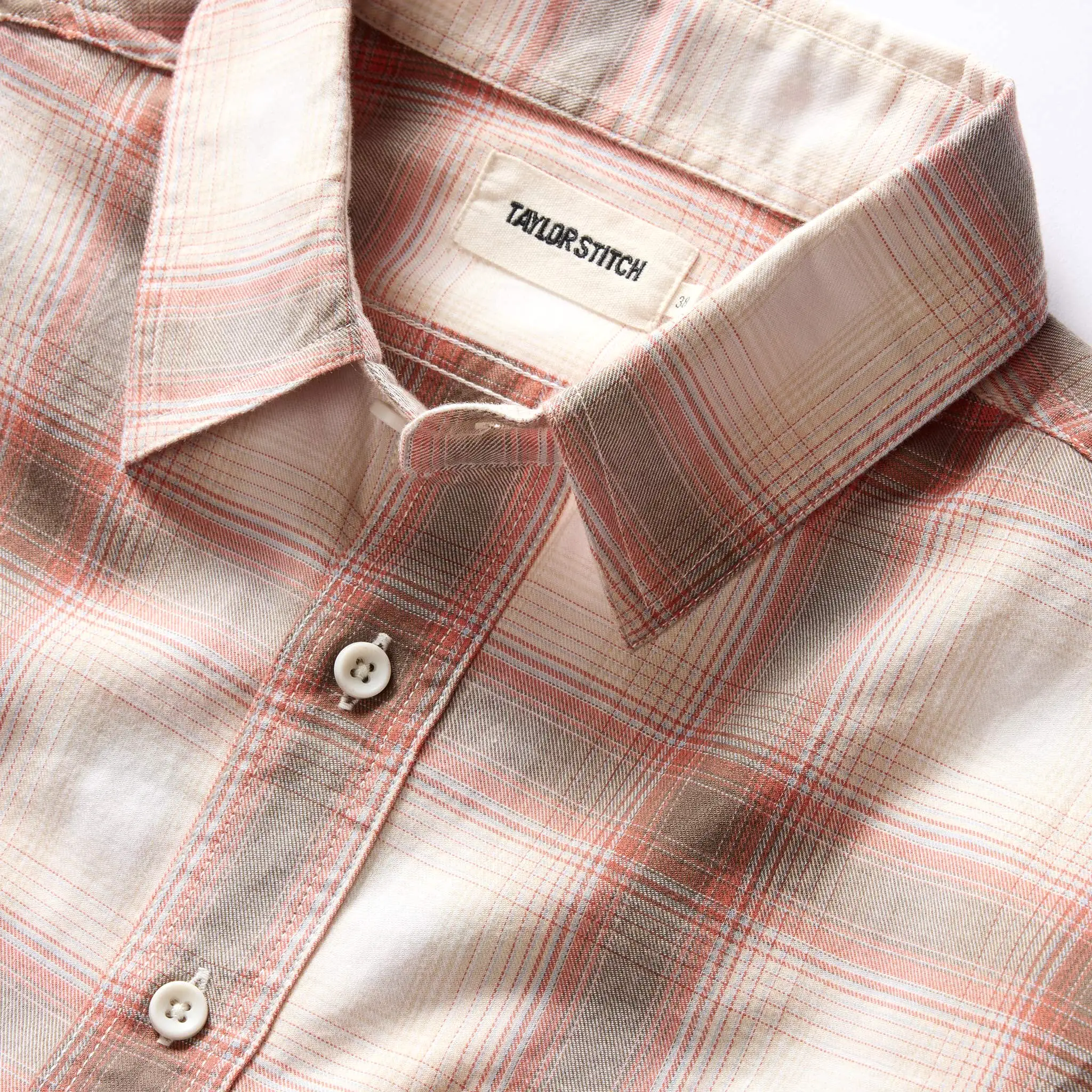 The Craftsman Shirt in Brick Shadow Plaid