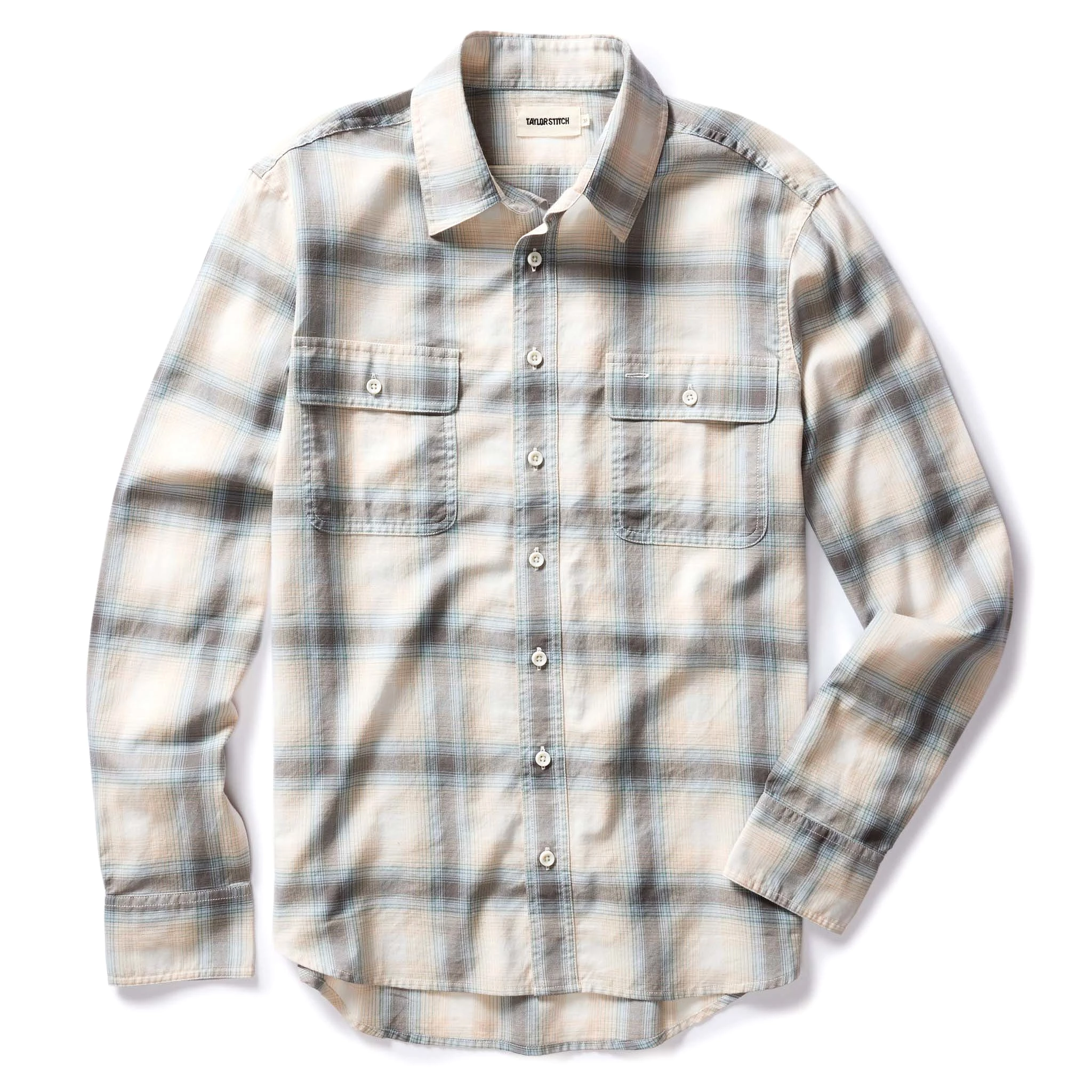 The Craftsman Shirt in Sky Shadow Plaid