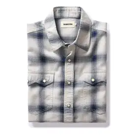 The Frontier Shirt in Indigo Shadow Plaid