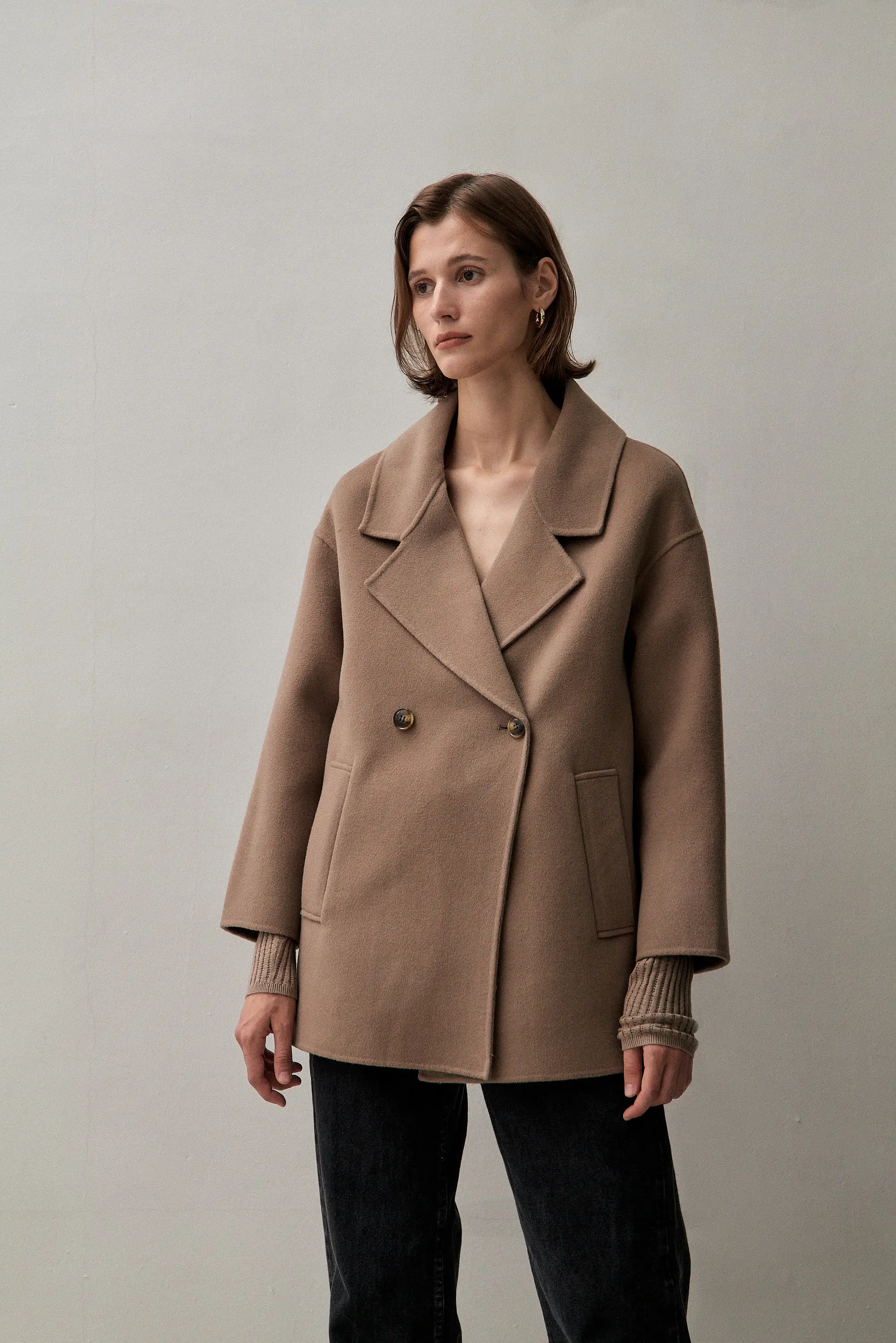 THE LONDON JACKET - TAUPE